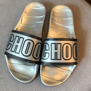 Jimmy Choo Slides - Black & Silver - Women’s Sz 7